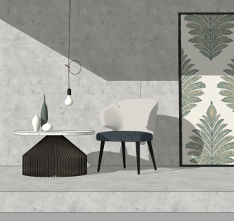 精品客厅设计家具模型 (79)